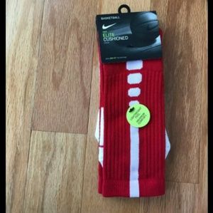 Large red nike socks